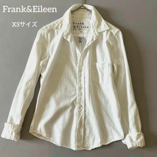 フランクアンドアイリーン(Frank&Eileen)のフランクアンドアイリーン　BARRY　スキッパーシャツ　コットン　ホワイト　XS(シャツ/ブラウス(長袖/七分))