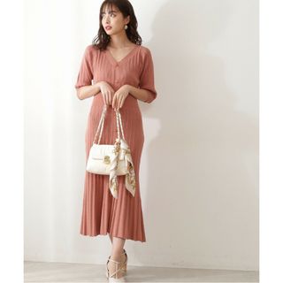 プロポーションボディドレッシング(PROPORTION BODY DRESSING)の9【美品】プロポーションボディドレッシング フロントボタンニットワンピース(ロングワンピース/マキシワンピース)