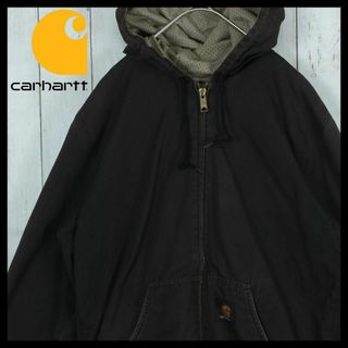 カーハート(carhartt)の【希少】カーハート パーカー アクティブジャケット フルジップ ワンポイントロゴ(ブルゾン)