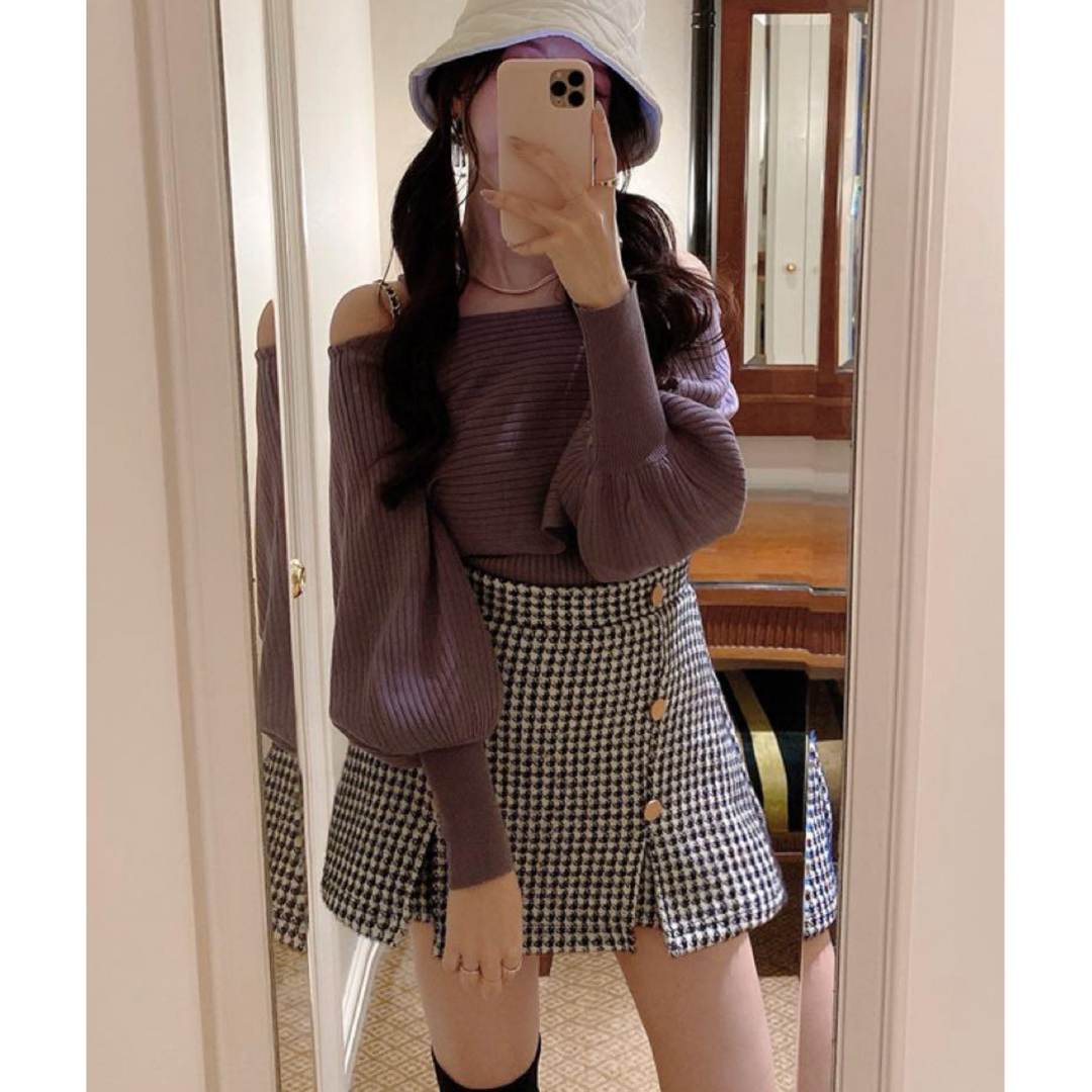 Avail 小高い charmberrytic インパン付きツイードプリーツミニ Avail 小高い charmberrytic インパン付きツイードプリーツミニ