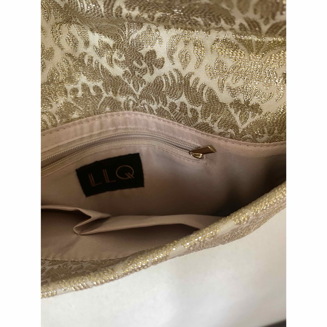 SLOBE IENA(スローブイエナ)のゴールド刺繍バック　2way レディースのバッグ(ショルダーバッグ)の商品写真