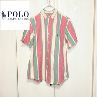 ポロラルフローレン(POLO RALPH LAUREN)の【80's 美品】Polo Ralph Lauren グリーンタグ 半袖シャツ(シャツ)