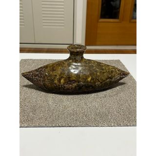 備前焼 花瓶 窯印 忠 壺 一輪挿し 古陶器 唐物 時代品(陶芸)