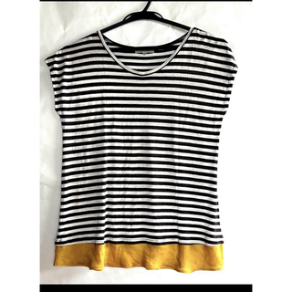 プチオンフルール(Petit Honfleur)のPetit Honfleur　 プチオンフルール　ボーダートップス　Tシャツ(Tシャツ(半袖/袖なし))