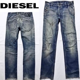 DIESEL - DIESEL 送料込 定価5万円程 ディーゼル ダメージ加工 デニム ジーンズ