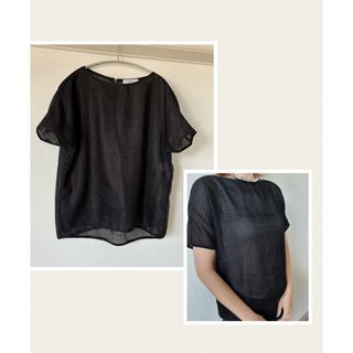 【美品】BODYDRESSING メッシュレース ブラウス 半袖 ADORE