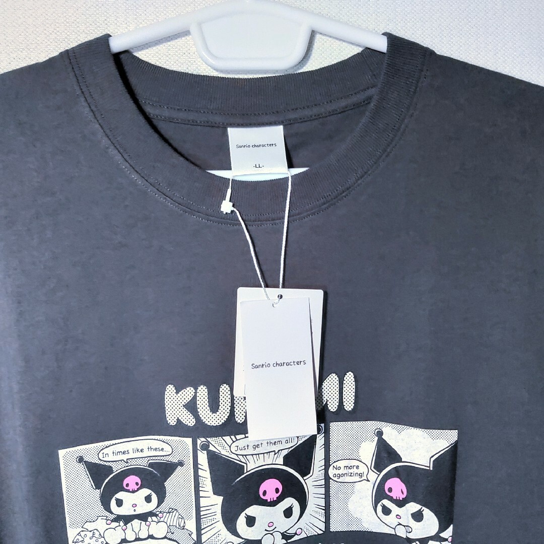 サンリオ(サンリオ)の新品 Tシャツ XL クロミ サンリオ コマ 半袖 カットソー マンガ メンズのトップス(Tシャツ/カットソー(半袖/袖なし))の商品写真
