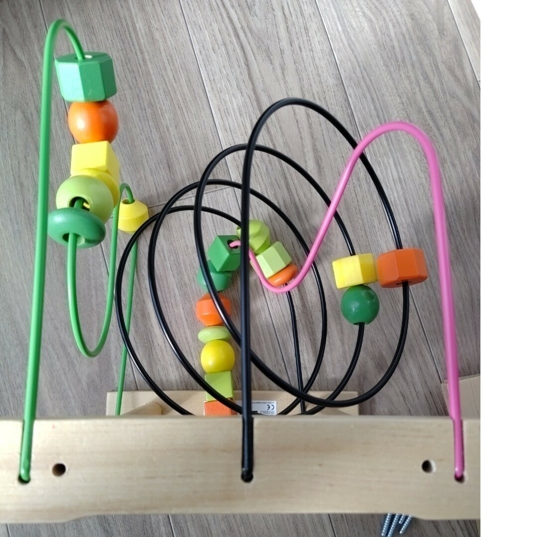 Ed.inter(エドインター)のIKEA イケア ルーピング ビーズコースター エドインター 音いっぱいつみき キッズ/ベビー/マタニティのおもちゃ(積み木/ブロック)の商品写真