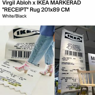 イケア(IKEA)の【新品】MARKERAD IKEA × VIRGIL ABLOH RECEIPT(ラグ)