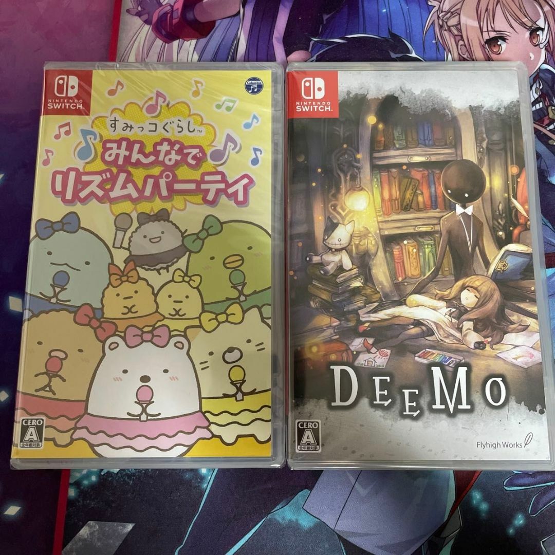 【Switch】 すみっコぐらし みんなでリズムパーティ 　DEEMO エンタメ/ホビーのゲームソフト/ゲーム機本体(家庭用ゲームソフト)の商品写真