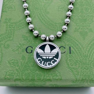 Gucci - 【極美品】希少　GUCCI adidasネックレス　ボールチェーン　箱付き