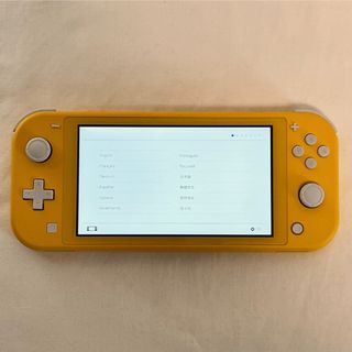 ニンテンドースイッチ(Nintendo Switch)のNintendo Switch Lite イエロー　本体のみ(携帯用ゲーム機本体)