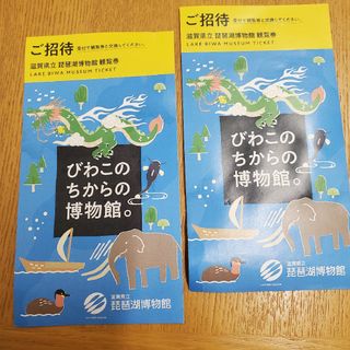 滋賀県琵琶湖博物館チケット2枚ペア