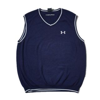 アンダーアーマー(UNDER ARMOUR)の【UNDER ARMOUR】ワンポイントロゴニットベスト(ベスト)