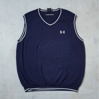 アンダーアーマー(UNDER ARMOUR)の【UNDER ARMOUR】ワンポイントロゴニットベスト(ベスト)