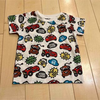 ディズニー(Disney)の⭐︎新品　カーズ　Tシャツ 95 ホワイト(Tシャツ/カットソー)