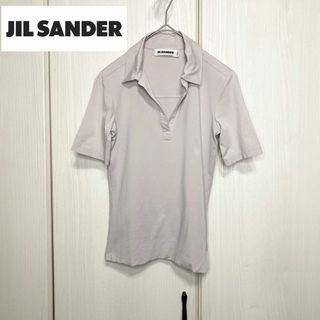 ジルサンダー(Jil Sander)の【美品】 JIL SANDER ジルサンダー スキッパー ポロ(ポロシャツ)