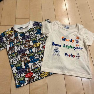 トイストーリー(トイ・ストーリー)の新品　トイストーリー　Tシャツ 2点セット　ホワイト(Tシャツ/カットソー)