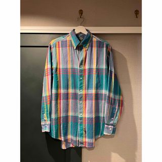 ポロラルフローレン(POLO RALPH LAUREN)のM 美品 90s Polo country madras Plaid Shirt(シャツ)