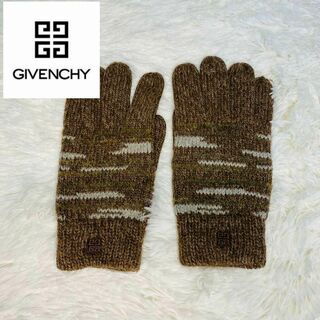 【美品】 GIVENCHY ジバンシー ウール 手袋 グローブ(手袋)