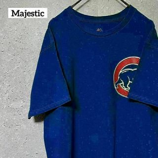 マジェスティック(Majestic)のMajestic マジェスティック Tシャツ 半袖 ロゴ ワンポイント M(Tシャツ/カットソー(半袖/袖なし))