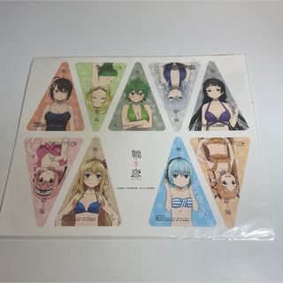 戦×恋 ヴァルラヴ 非売品 限定 特典 9姉妹 ステッカー シート 一千花(キャラクターグッズ)