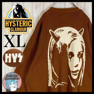 ヒステリックグラマー(HYSTERIC GLAMOUR)の【超絶希少モデル】ヒステリックグラマー 全面豪華ヒスガール XL カーディガン(カーディガン)