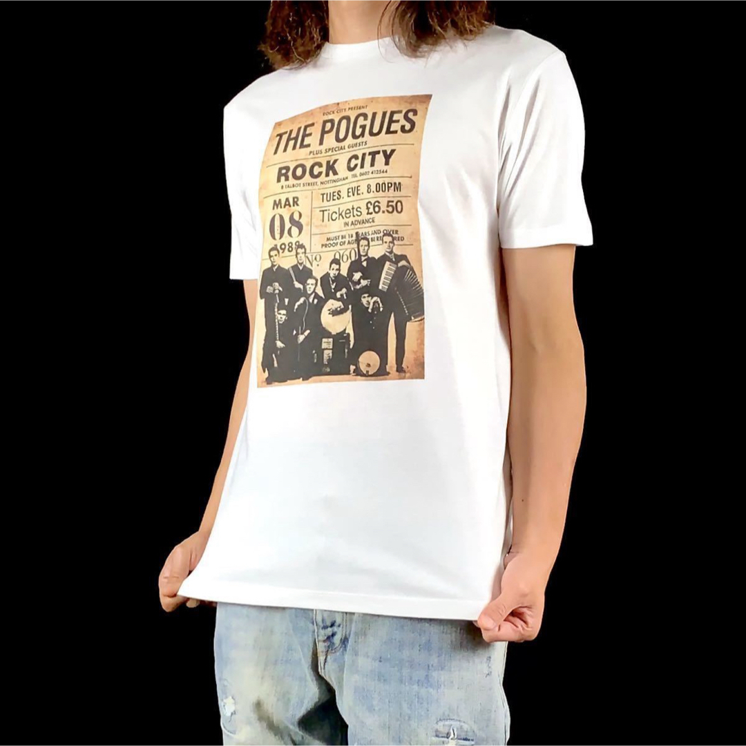 新品 THE POGUES ポーグス アイリッシュ ケルティック Tシャツ メンズのトップス(Tシャツ/カットソー(半袖/袖なし))の商品写真