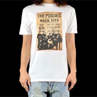 新品 THE POGUES ポーグス アイリッシュ ケルティック Tシャツ(Tシャツ/カットソー(半袖/袖なし))