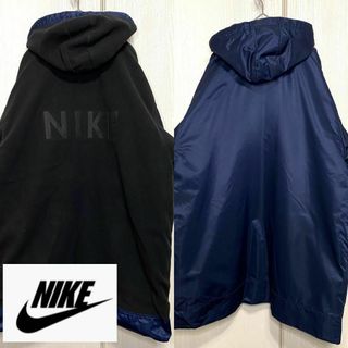 ナイキ(NIKE)の【美品】NIKE ナイキ のリバーシブル ベンチコート(ナイロンジャケット)