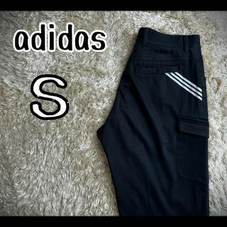 アディダス(adidas)の【希少デザイン】　アディダス　ゴルフパンツ　3ストライプ　パフォーマンスロゴ刺繍(ウエア)