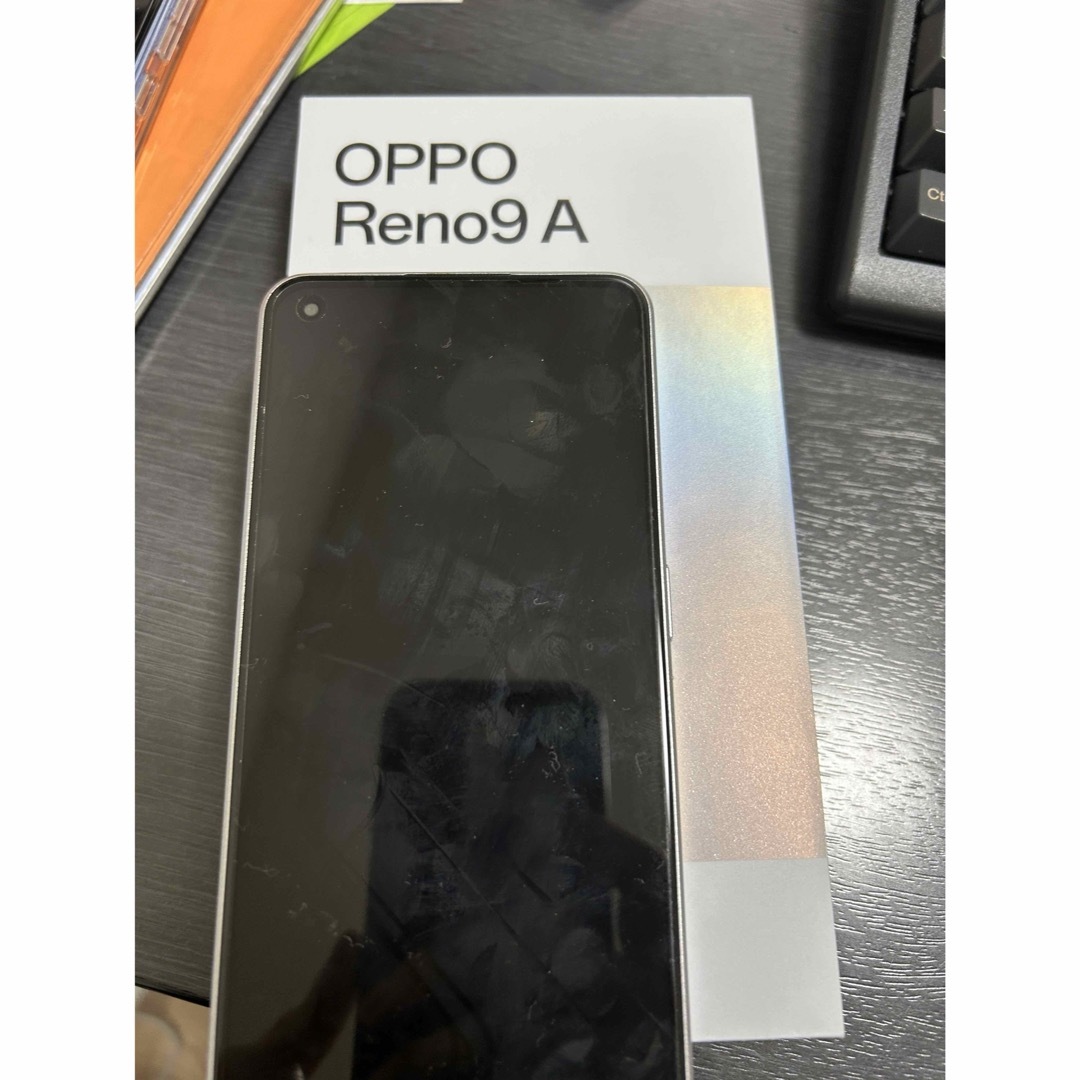 OPPO(オッポ)のOPPO reno9a美品 スマホ/家電/カメラのスマートフォン/携帯電話(スマートフォン本体)の商品写真