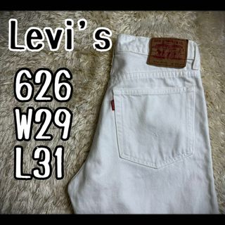 リーバイス(Levi's)の【希少カラー】　リーバイス　デニムパンツ　ホワイト　白パン　626-5051(デニム/ジーンズ)