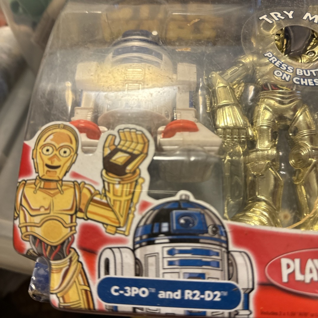 プレイスクール　C3PO&R2D2 エンタメ/ホビーのフィギュア(SF/ファンタジー/ホラー)の商品写真