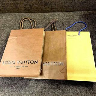 ルイヴィトン(LOUIS VUITTON)のLouis Vuitton ルイ ヴィトン ショッパー 袋 まとめ売り 3枚(その他)