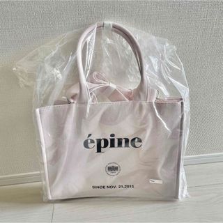 エピヌ(épine)のépine book tote bag large pink ピンク　エピヌ(トートバッグ)