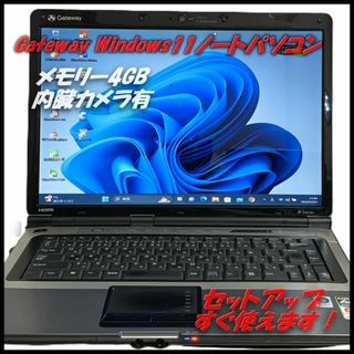 ゲートウェイ(Gateway)の❤タイムセール20時迄❤GatewayWindows11ノートPC4G無線マルチ(ノートPC)