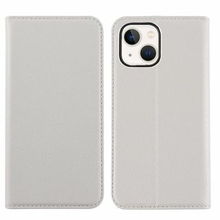 【色:ﾊﾟｰﾙｸﾞﾚｰ】HanaRo iPhone13 ﾊﾟｰﾙｸﾞﾚｰ 手帳型(その他)