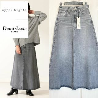 アッパーハイツ(upper hights)の【一回着用】 upper hights × Demi-Luxe デニムスカート(ロングスカート)