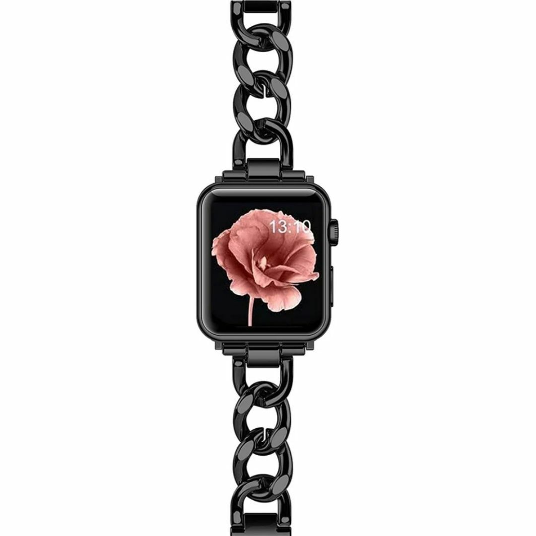 Apple Watch アップル チェーンバンド ブラック 44mm レディースのファッション小物(腕時計)の商品写真
