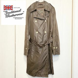 トラディショナルウェザーウェア(TRADITIONAL WEATHERWEAR)の【美品】 Traditional Weatherwear ナイロン トレンチ(トレンチコート)