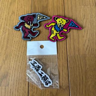 サンゾー工務店　PUNKBEARワッペン　ベルクロ　三蔵工務店