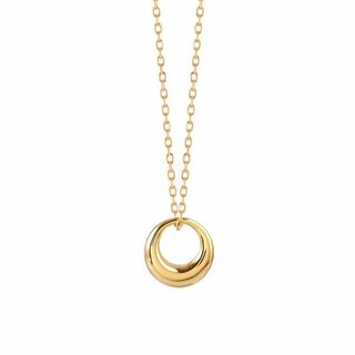 ネックレス アクセサリー  レディース 女性 シンプル  ゴールド 金(ネックレス)