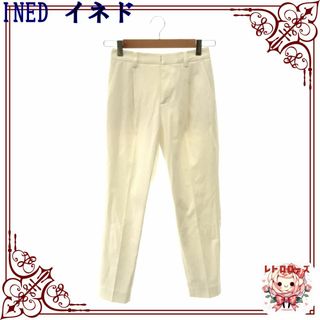 INED - INED イネド ボトムス カジュアルパンツ ウエストゴム チャック ポケット