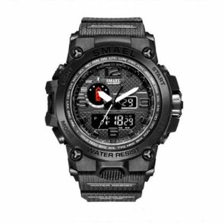 SMAEL 1545D スポーツウォッチ(ブラック) (腕時計(デジタル))