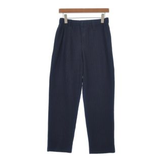 HOMME PLISSE オムプリッセ スウェットパンツ 1(S位) 紺 【古着】【中古】(その他)