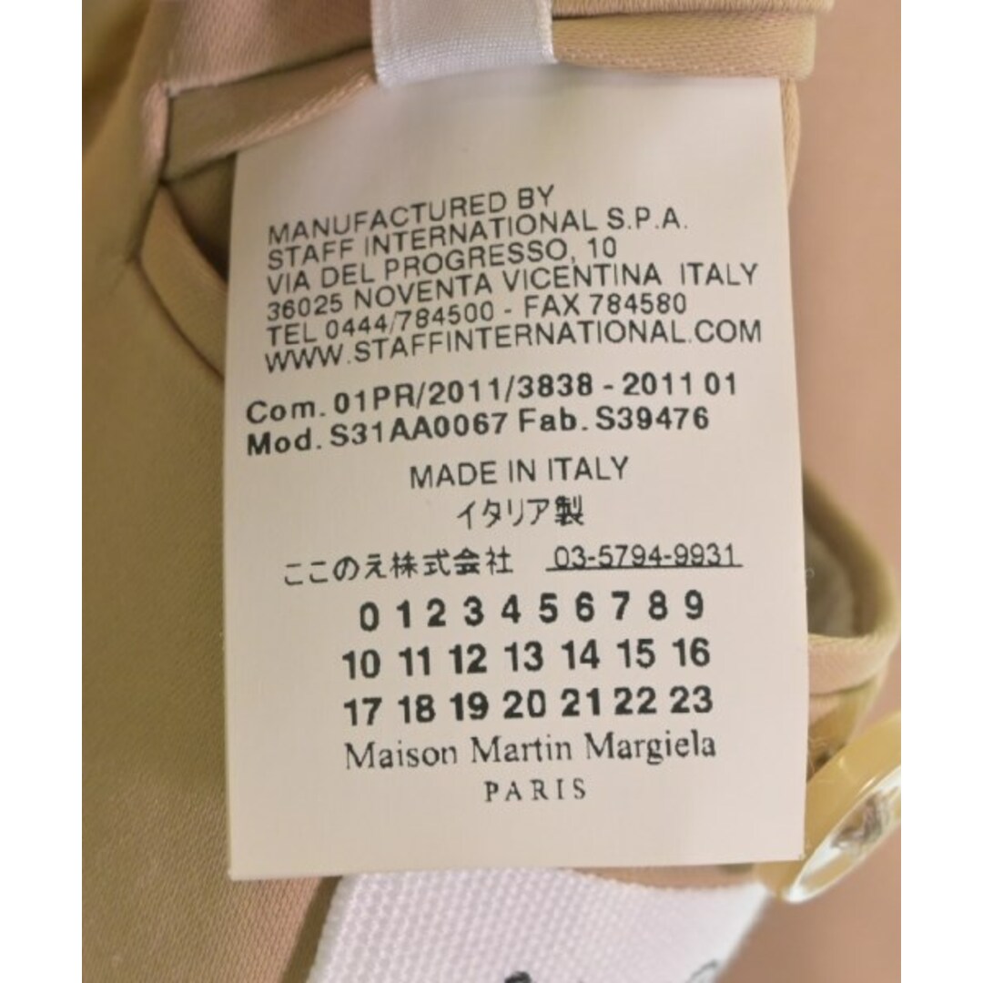 Maison Margiela チェスターコート 42(XL位) ベージュ 【古着】【中古】 レディースのジャケット/アウター(チェスターコート)の商品写真