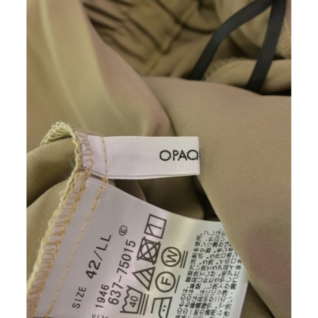 OPAQUE.CLIP(オペークドットクリップ)のOPAQUE.CLIP ロング・マキシ丈スカート 42(XL位) ベージュ 【古着】【中古】 レディースのスカート(ロングスカート)の商品写真