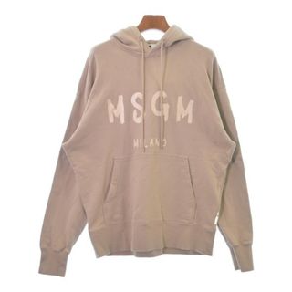 エムエスジイエム(MSGM)のMSGM エムエスジーエム パーカー S ベージュ 【古着】【中古】(パーカー)