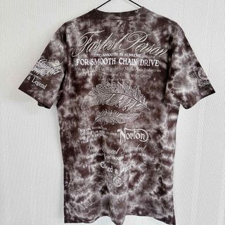 ノートン(Norton)の新品 XL ノートン タイダイ　Tシャツ 英字ロゴ 刺繍 吸水　速乾(Tシャツ/カットソー(半袖/袖なし))